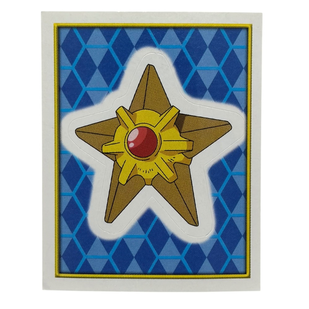 Vintage 2000 Pokemon Merlin Collections Staryu Sticker #98 Nintendo Licensed